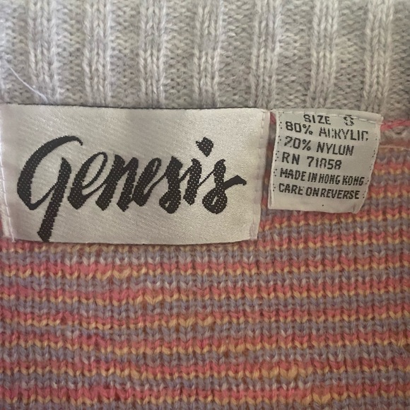 Vintage Retro 90s Pastel Sweater - Picture 9 of 10